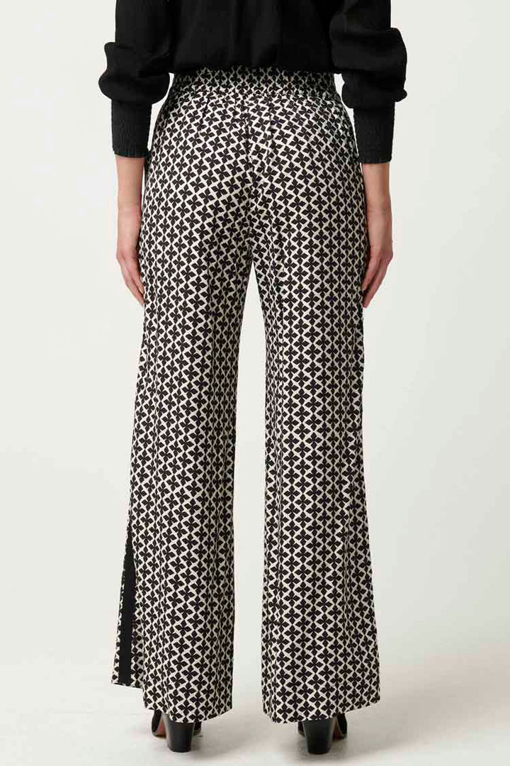 Willow Dobby Contrast Panel Pant in Country Tapestry