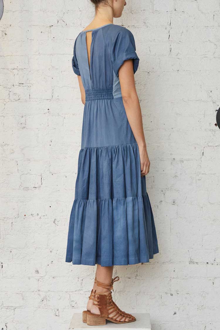 Wing Woman Dress in Indigo