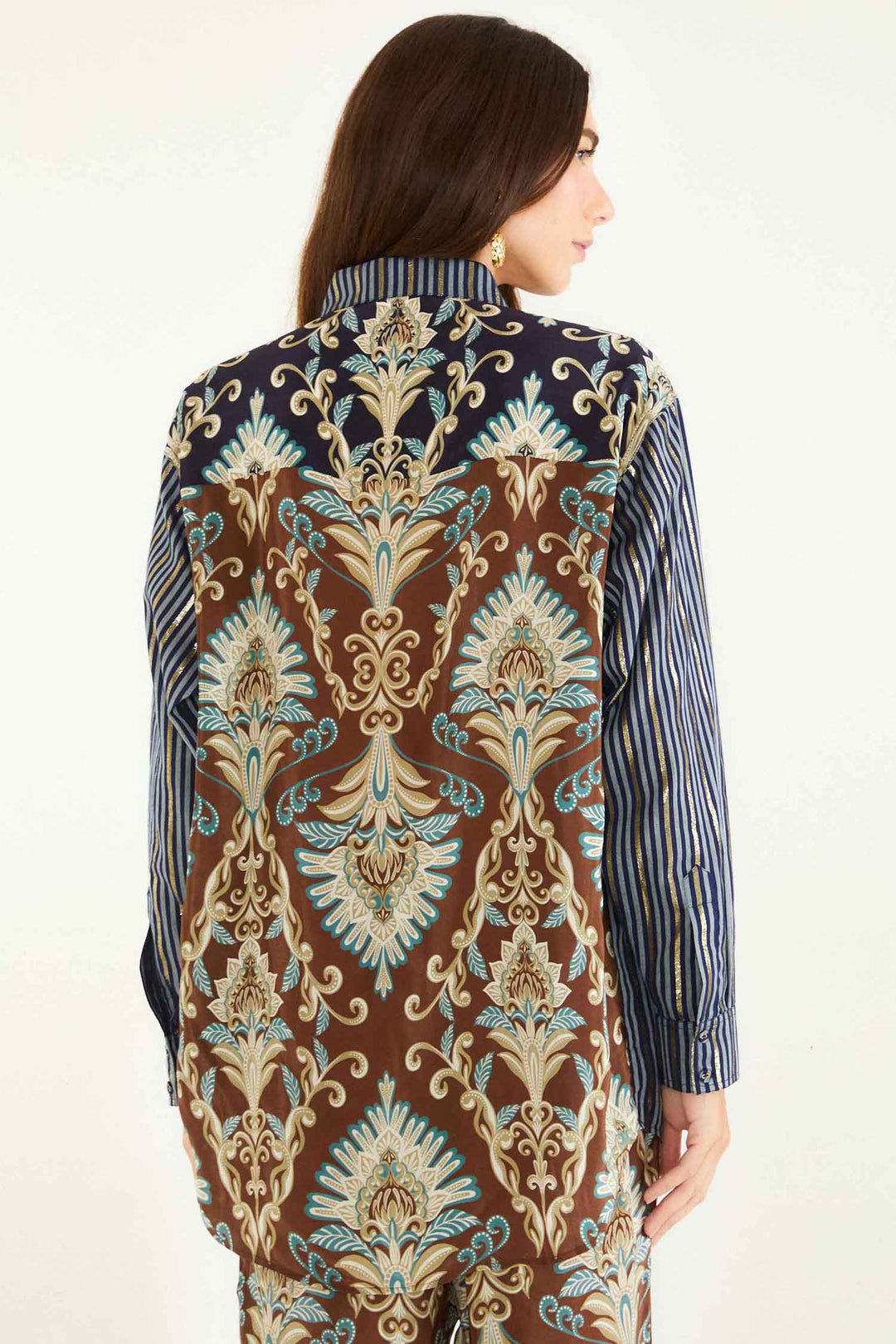 Wonderful Arabesque Brown Shirt