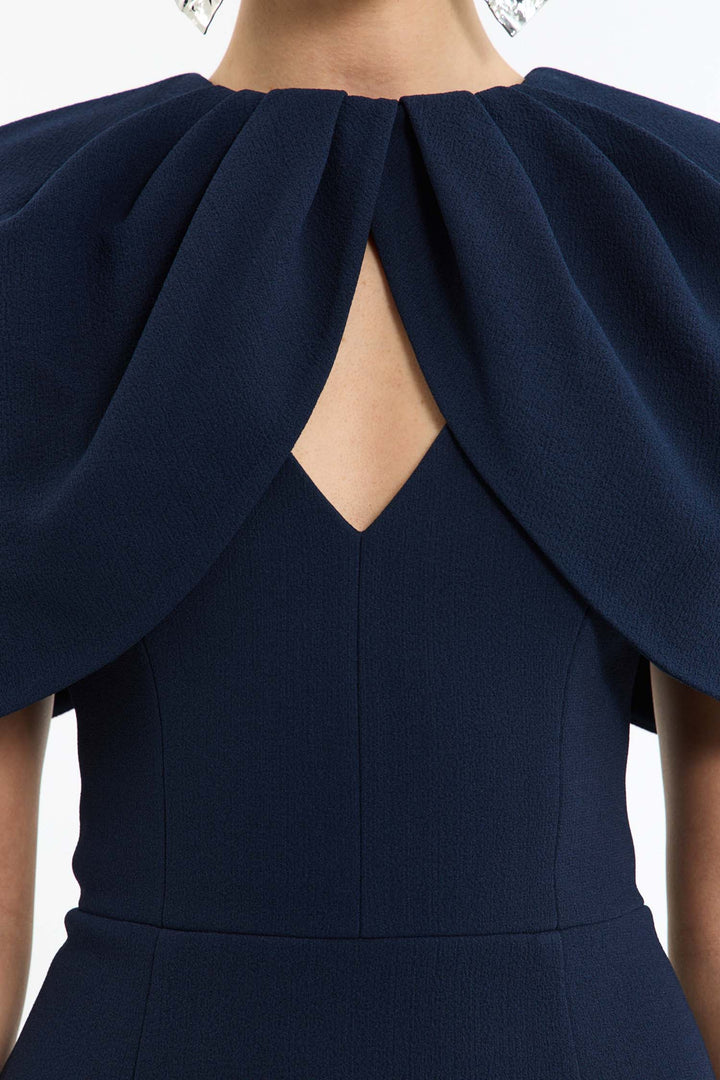 Xena Midi Dress in Navy