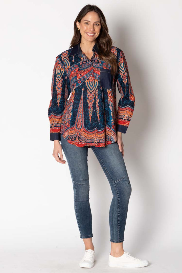 Ximena Top in Floral Print