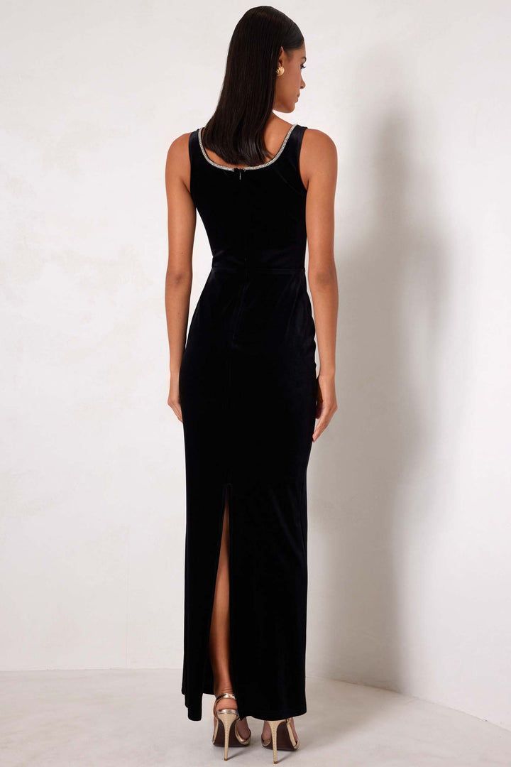 Yasmina Maxi Dress in Black