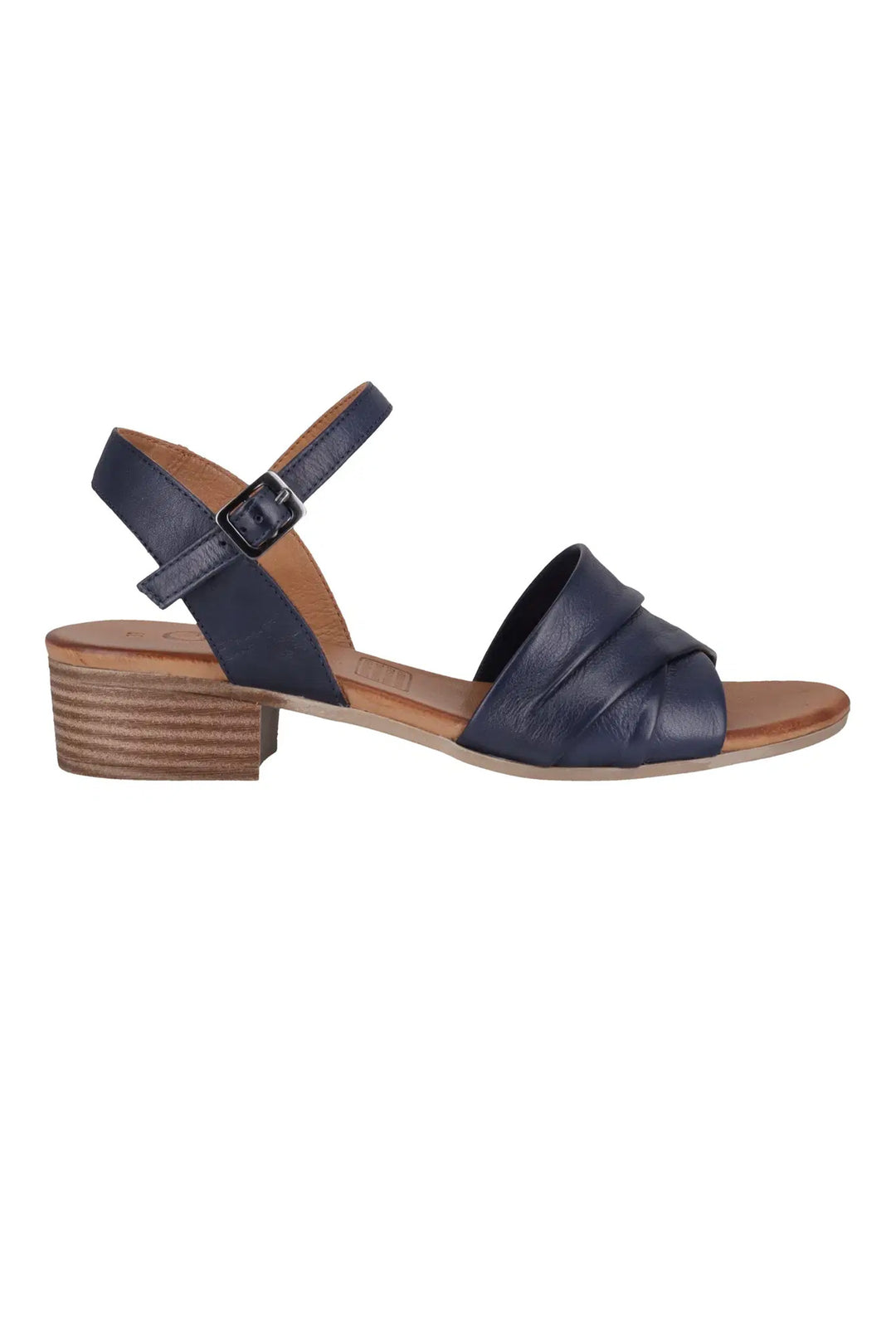 Yenice Strap Leather Sandals in Navy by Cabello Frockaholics at Momento Dezigns Yenice Strap Leather Sandals in Navy by Cabello Frockaholics at Momento Dezigns