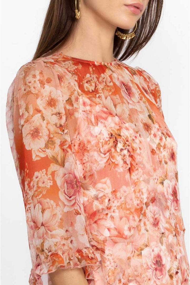 Yours Truly Silk Maxi Dress