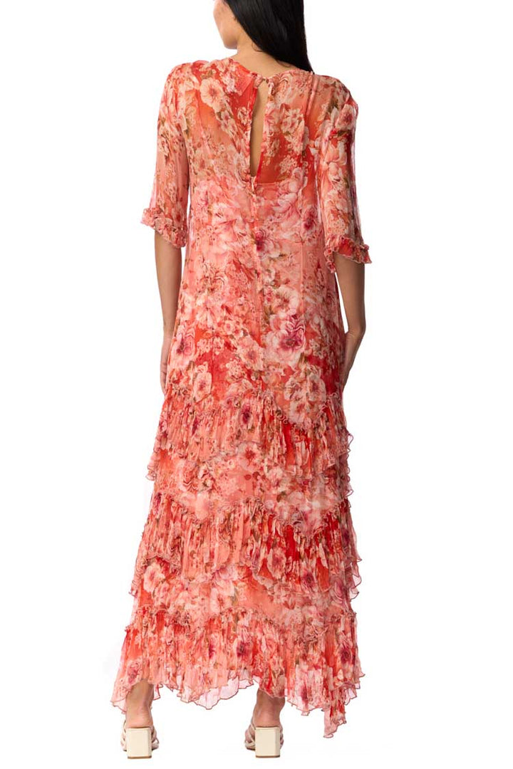 Yours Truly Silk Maxi Dress