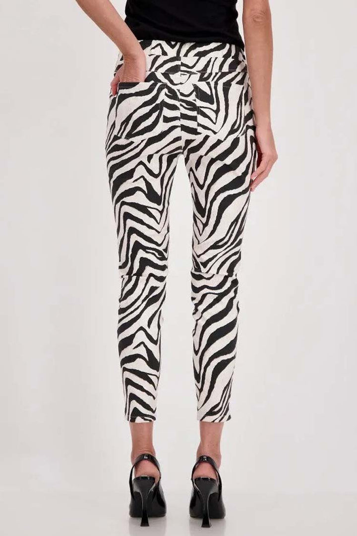 Zebra Printed Pull On Pant