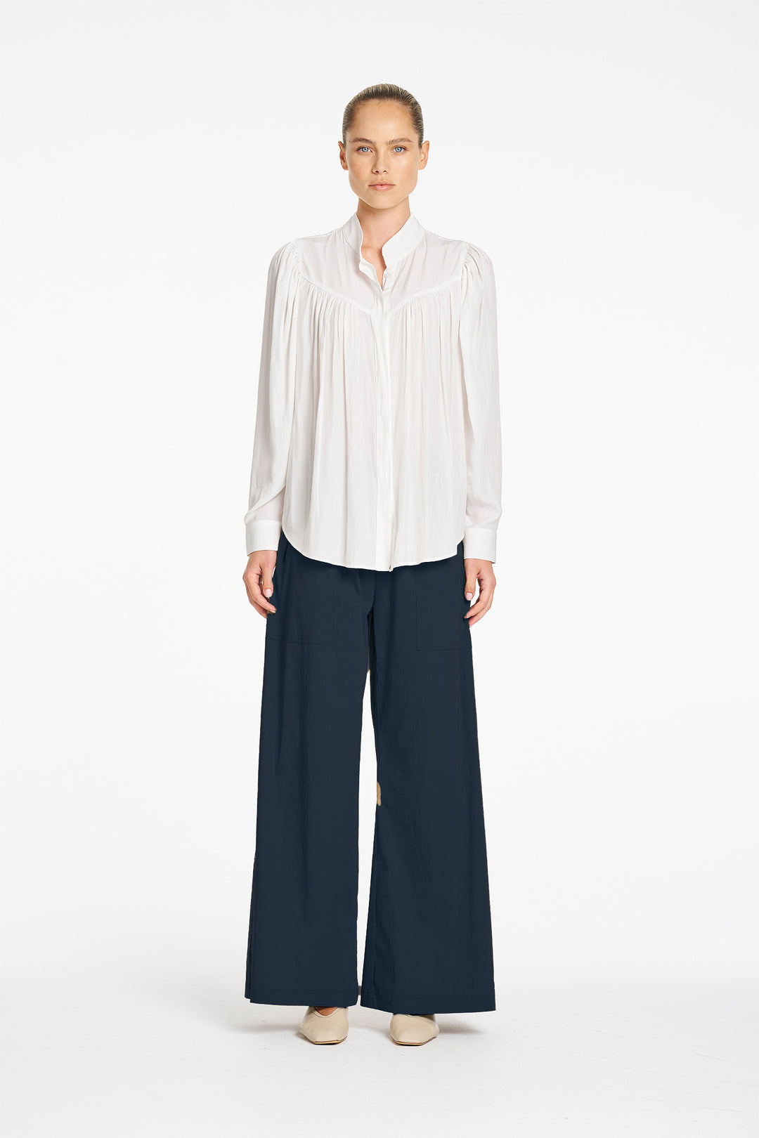 Zip Suit Pant in French Navy