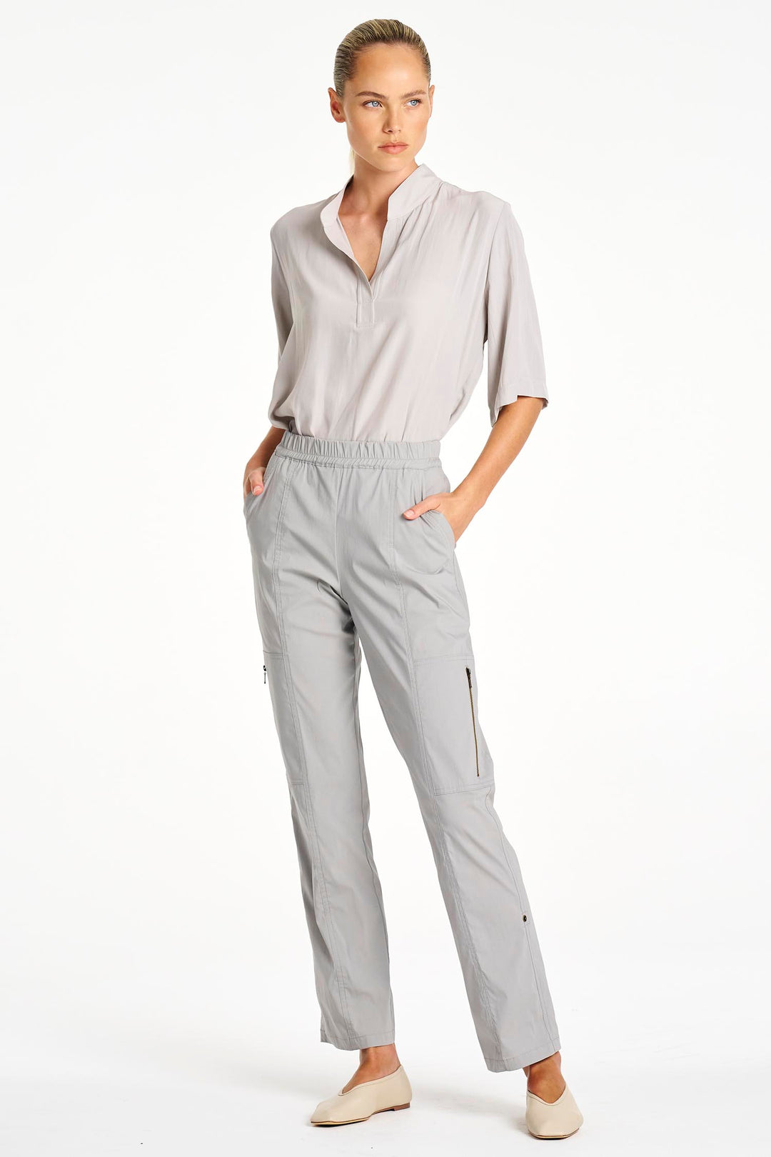 Zip Cargo in Pewter