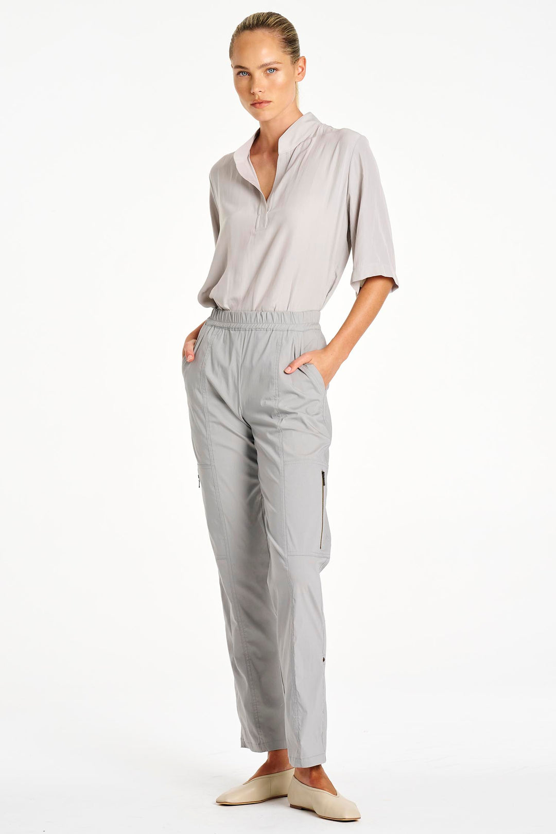 Zip Cargo in Pewter