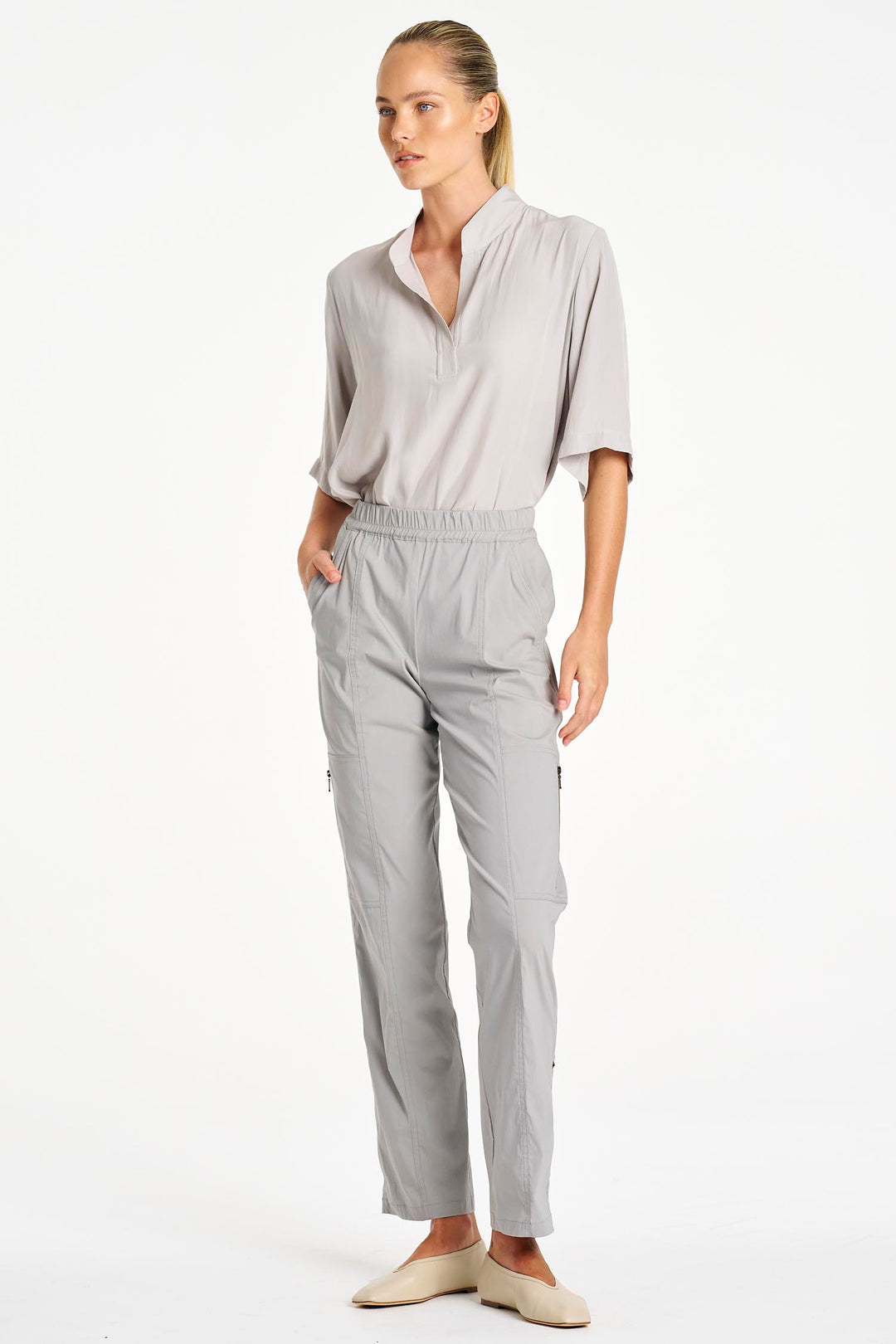 Zip Cargo in Pewter