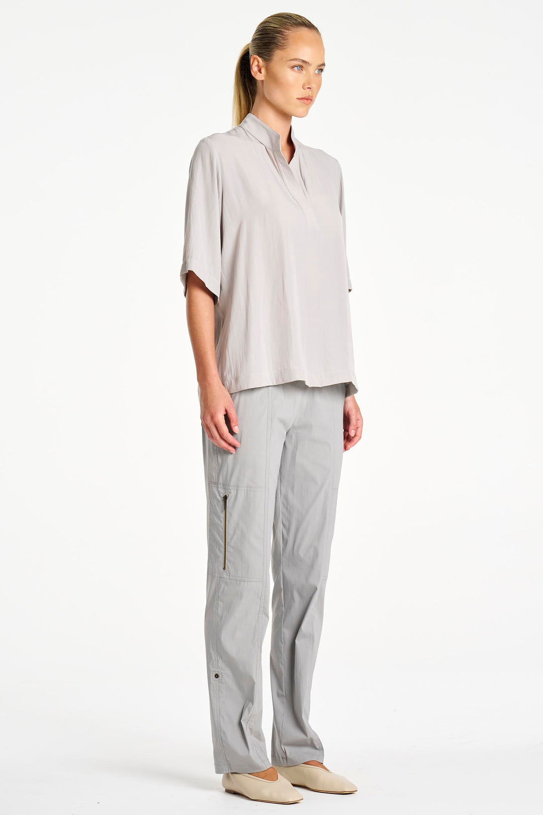 Zip Cargo in Pewter