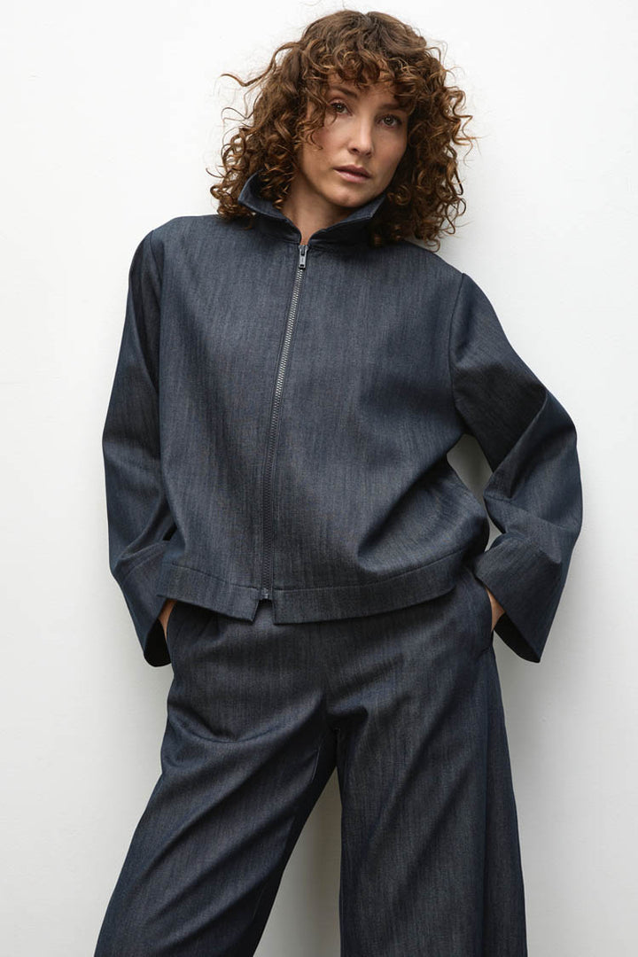 Zip Bomber in Deep Indigo