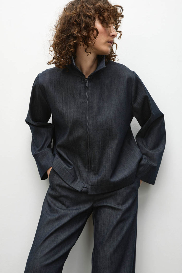 Zip Bomber in Deep Indigo