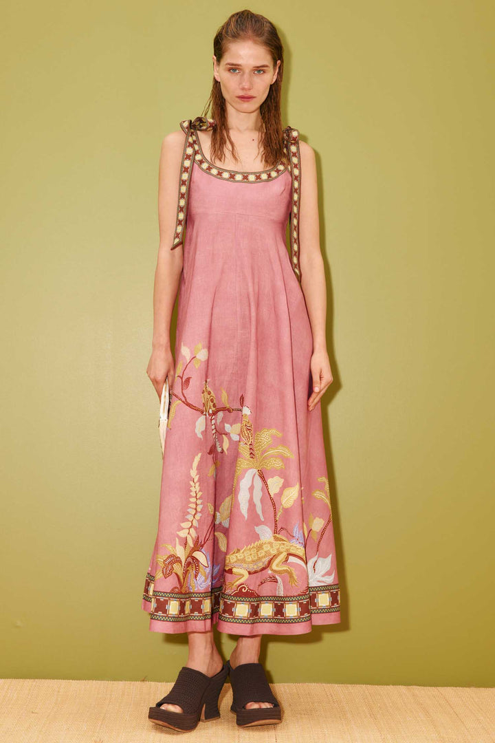 Zuri Ballet Sundress in Rose