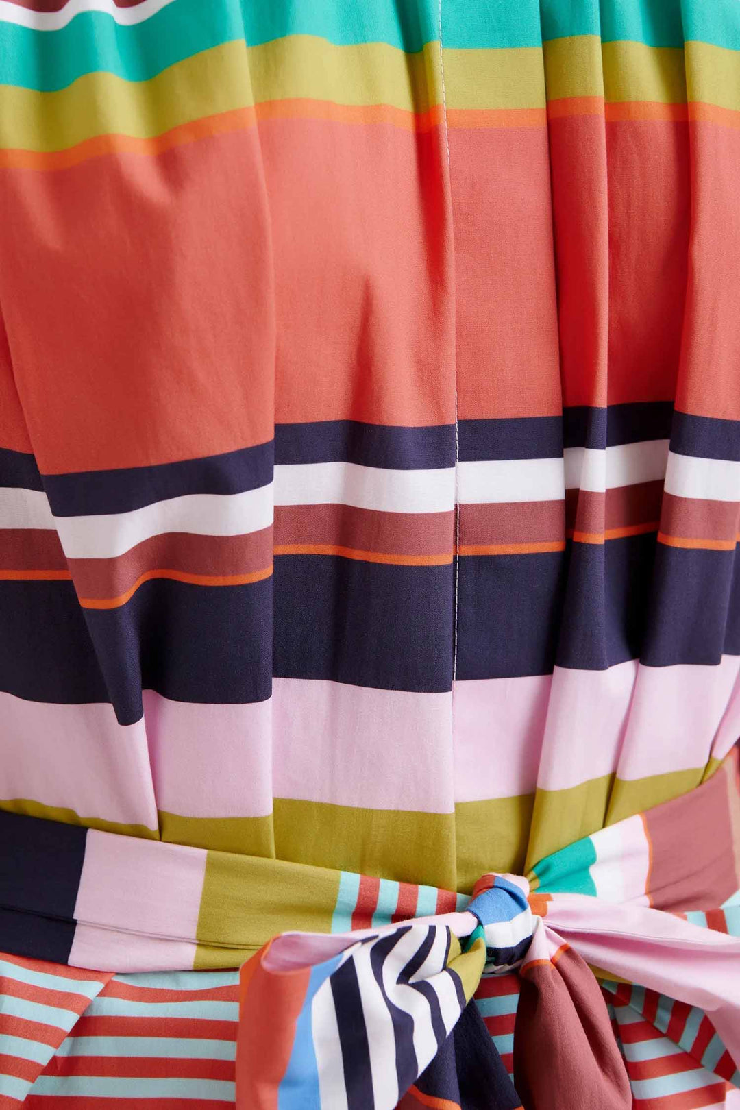 Hoklahoma Oversize Striped Shirt Dress