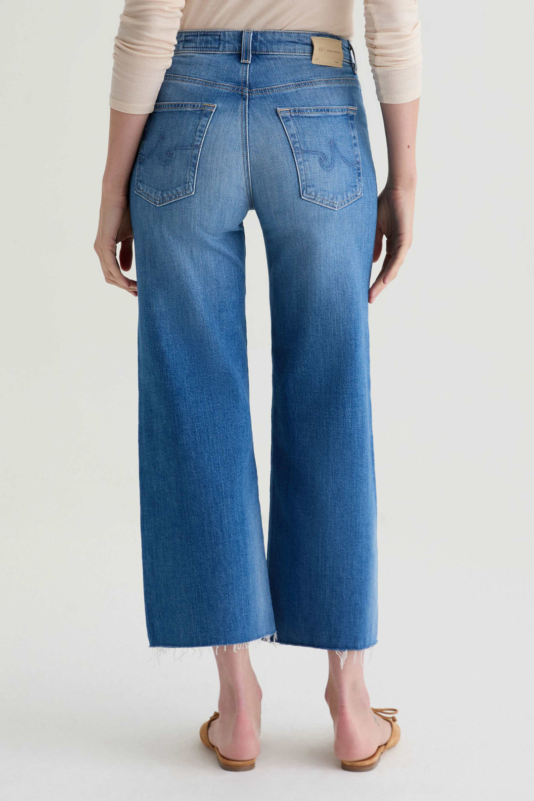 Saige Wide Leg Crop Jeans - 13 Years Allure