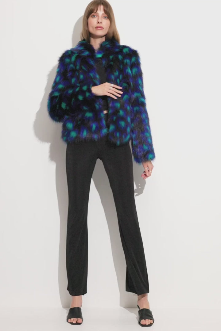 Firefly Jacket in Blue Leopard