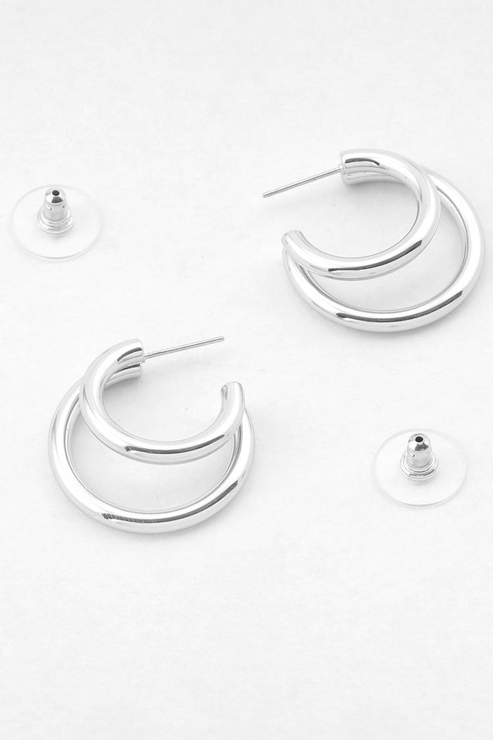 Ginervra Hoop in Silver Accessories Peter Lang 