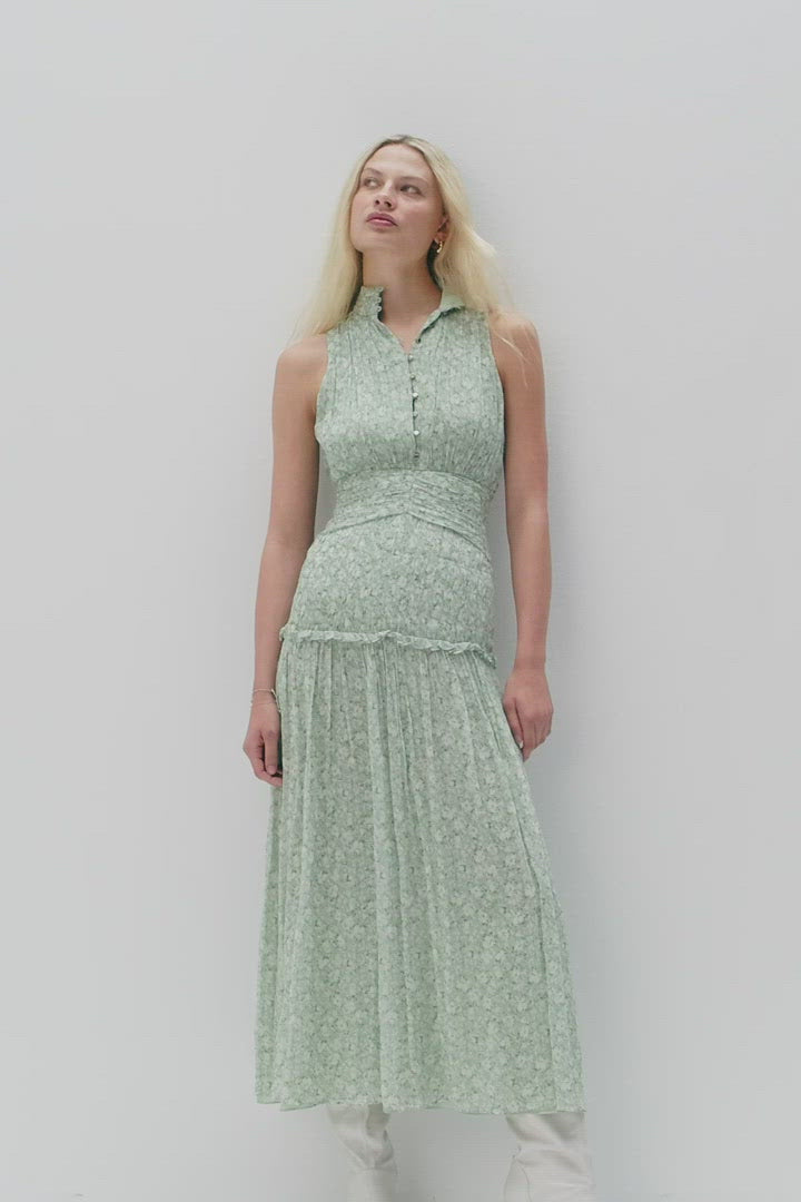 Aurore Sleeveless Button Up Dress | FINAL SALE