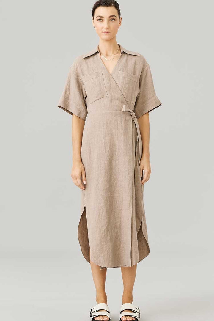 Acacia Dress in Oak Dresses Ginger & Smart 