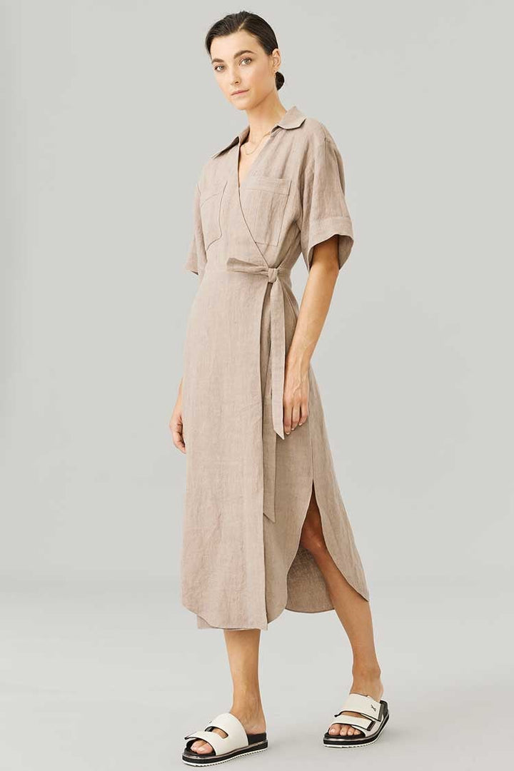 Acacia Dress in Oak Dresses Ginger & Smart 