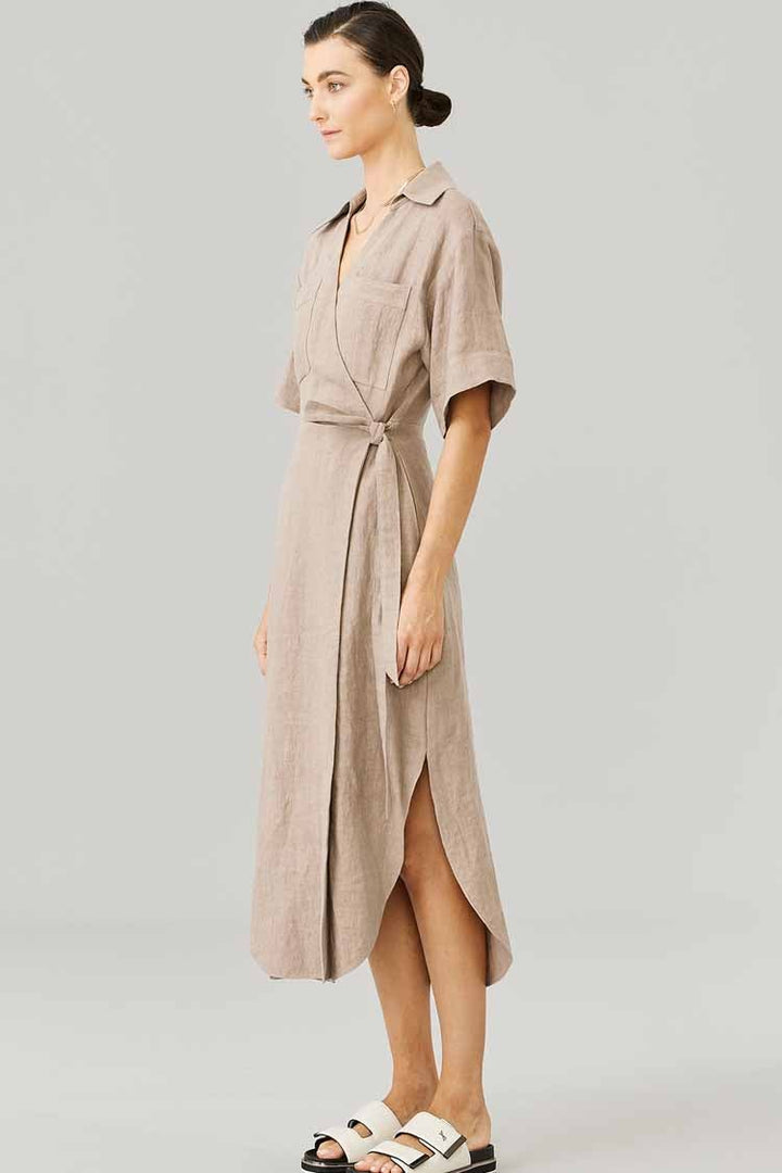 Acacia Dress in Oak Dresses Ginger & Smart 
