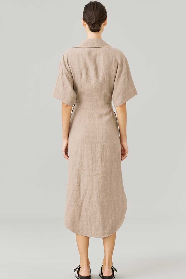 Acacia Dress in Oak Dresses Ginger & Smart 