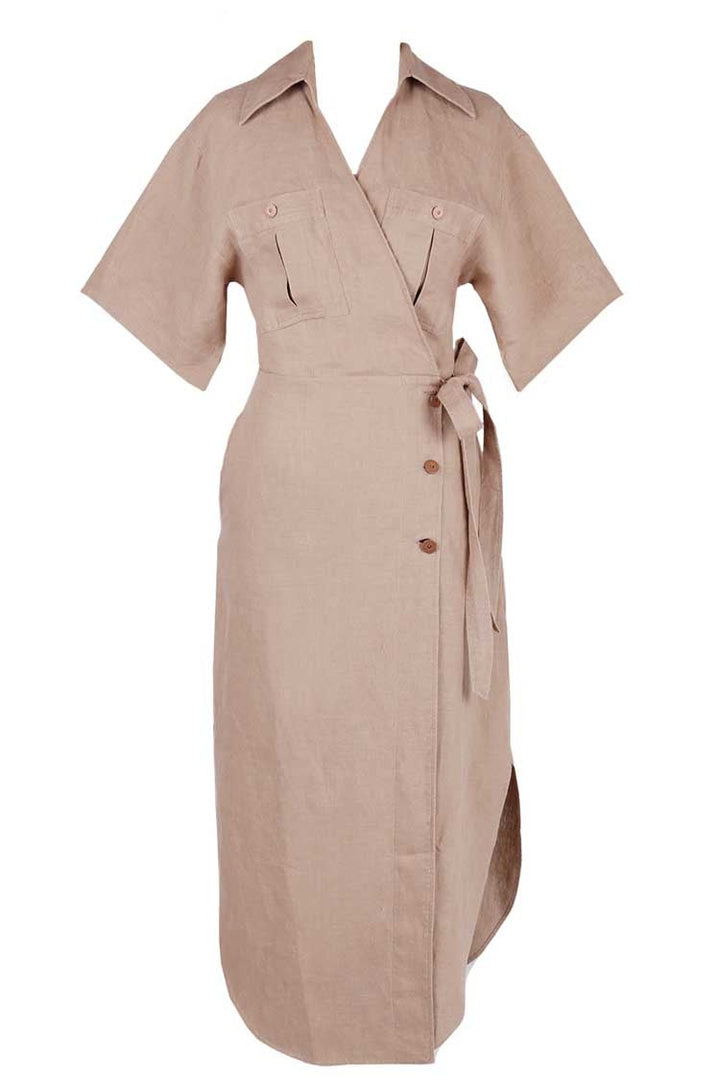 Acacia Dress in Oak Dresses Ginger & Smart 