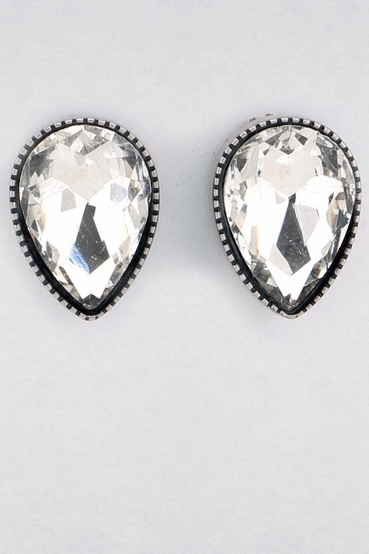 Adelaide Stud Earring in Clear Accessories Peter Lang 