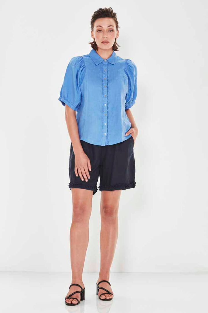 Adorn Shirt in Blueline | FINAL SALE