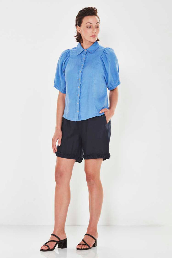 Adorn Shirt in Blueline | FINAL SALE