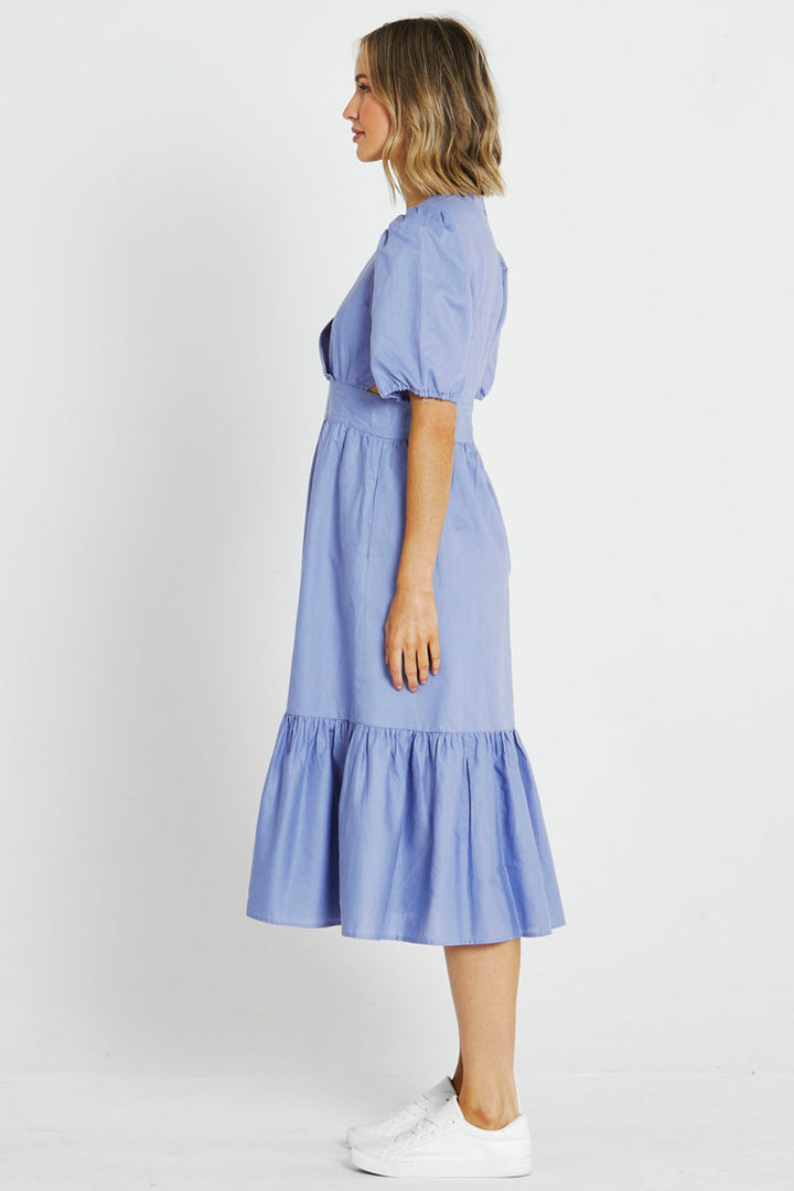 Adriana Midi Dress in Cornflower