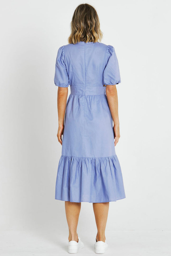 Adriana Midi Dress in Cornflower
