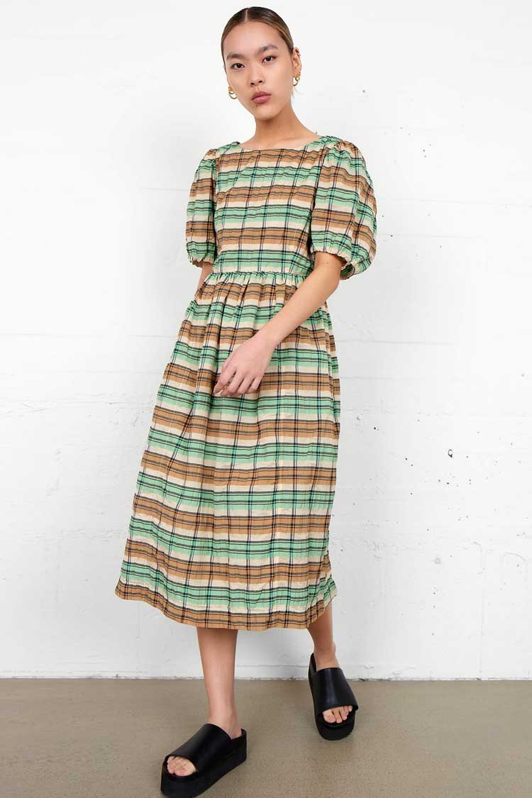 Albertine Check Midi Dress | FINAL SALE