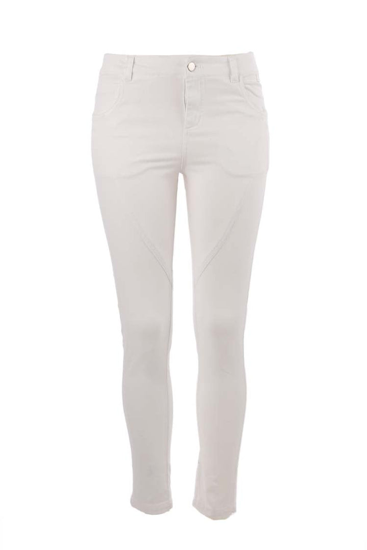 Alexa Jeans in White Bottoms Milson 