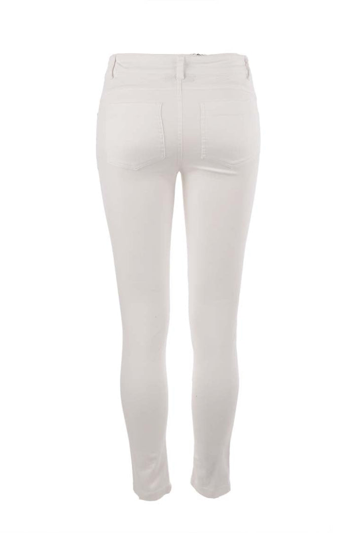 Alexa Jeans in White Bottoms Milson 