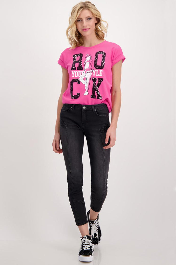 Ankle Jeans w Rhinestone details
