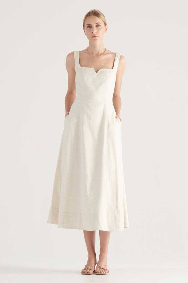 Arabella Dress in Fleck Dresses Elka Collective 