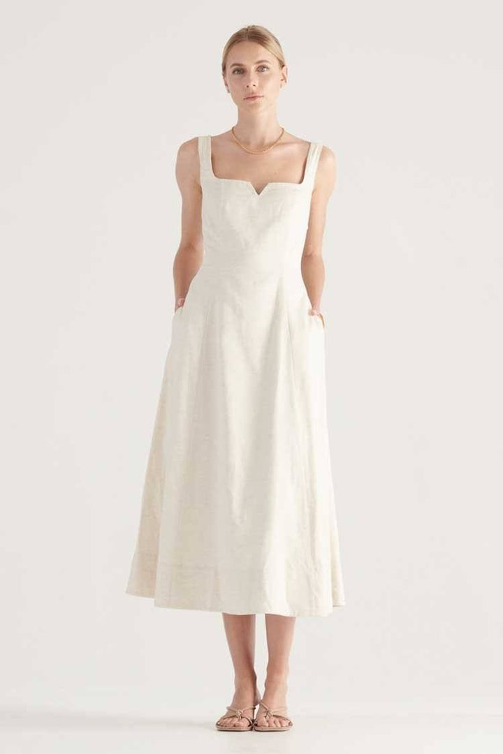 Arabella Dress in Fleck Dresses Elka Collective 