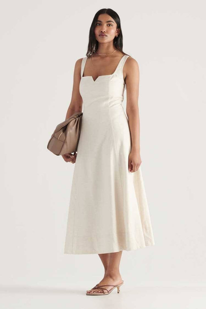 Arabella Dress in Fleck Dresses Elka Collective 