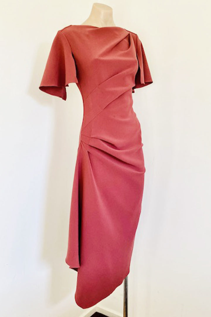 Ask Lula Dress in Dusty Rose