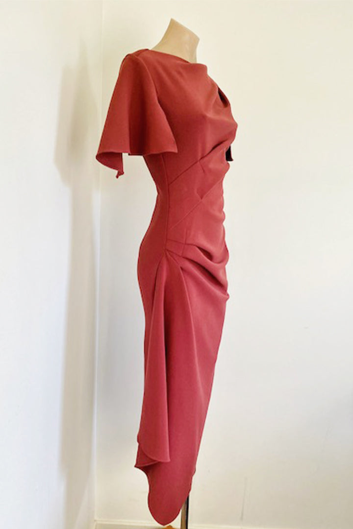 Ask Lula Dress in Dusty Rose
