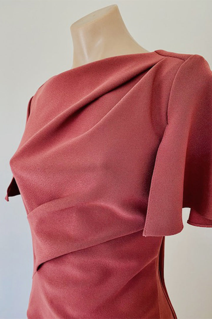 Ask Lula Dress in Dusty Rose
