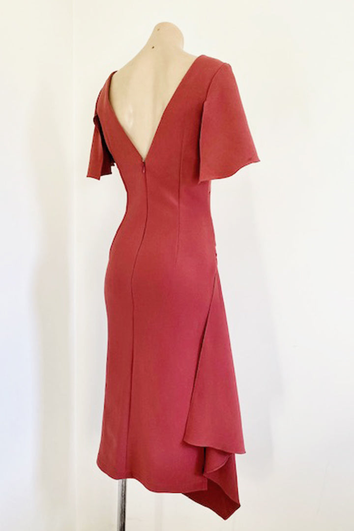 Ask Lula Dress in Dusty Rose
