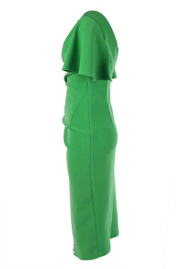 Ask Lula Dress in Bright Green