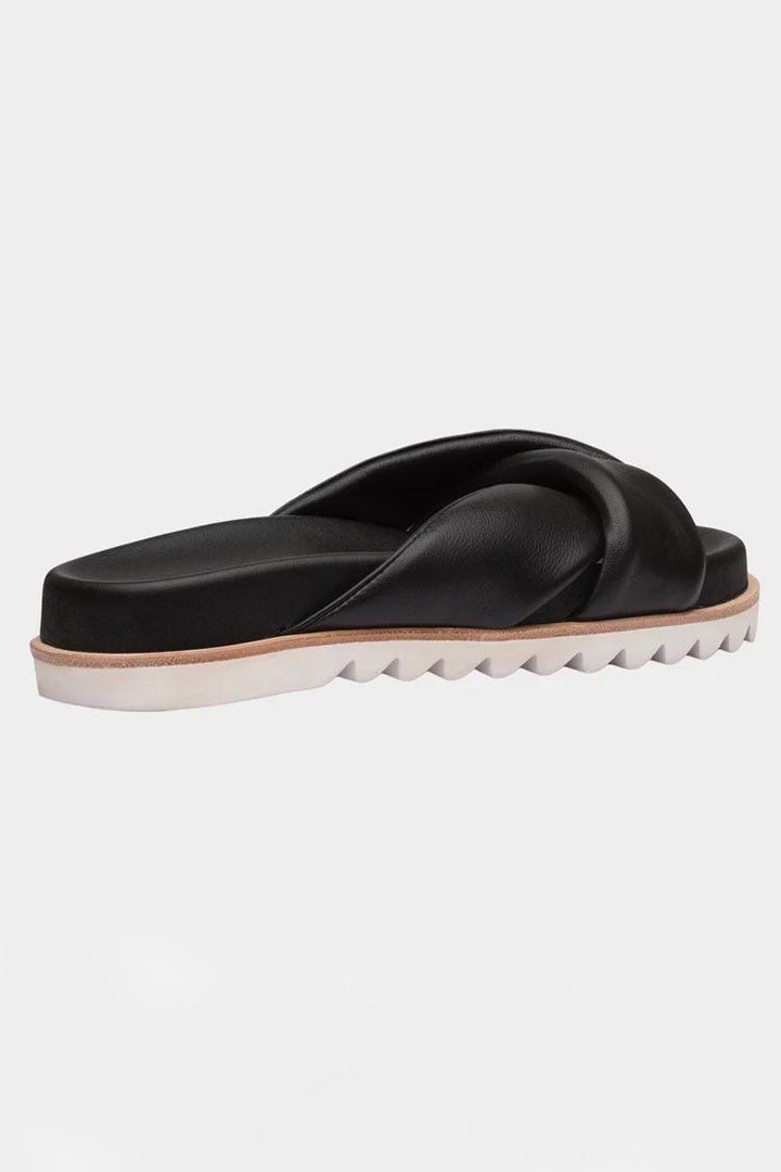 Avalyn Slide in Black Shoes Sol Sana 