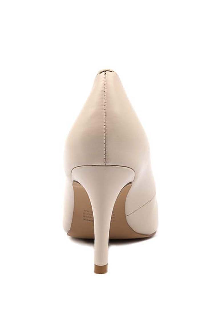 Barrios Leather Heel in Nude