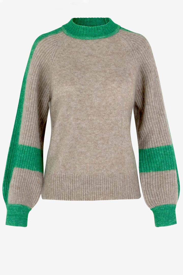 Bera T-neck Knit in Teak | FINAL SALE