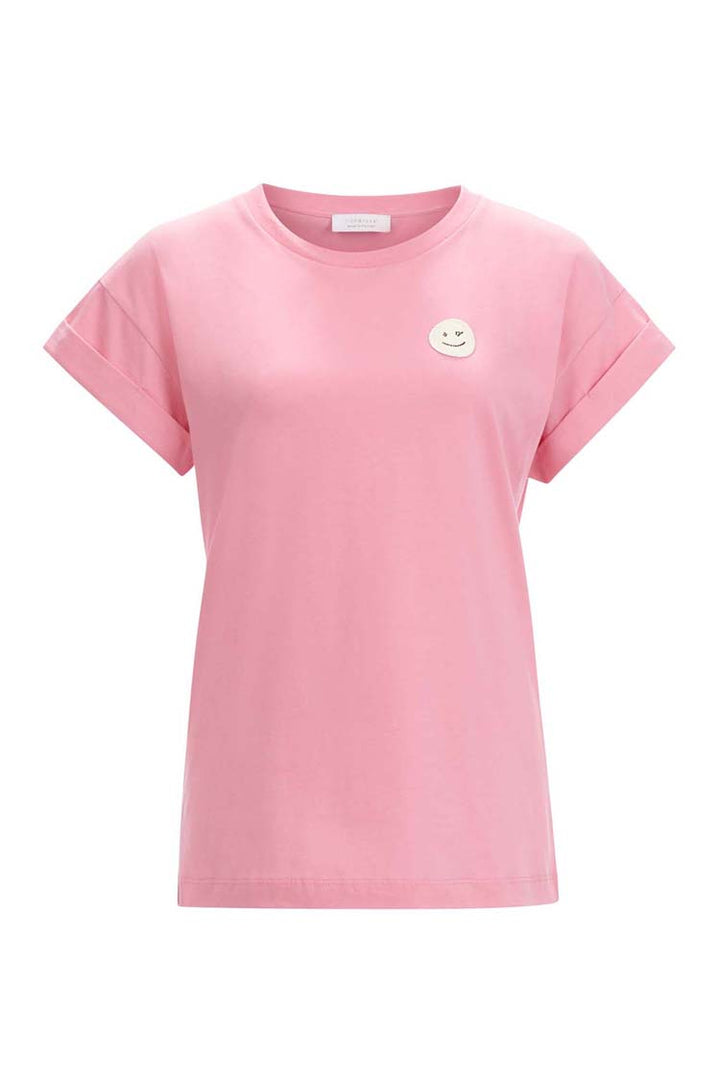 Boyfriend Sparkle T-shirt in Pink | FINAL SALE