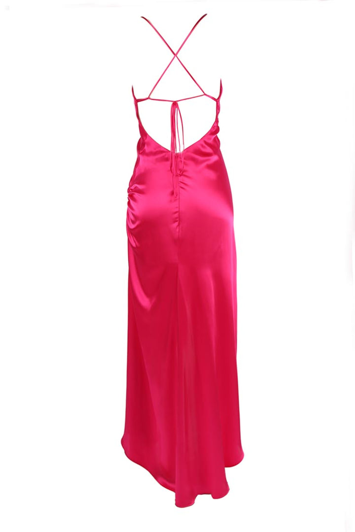 Bree Slip Gown in Pink
